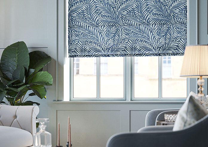 Acoustic Velvet, Classic Blue - Twist&Fit Roman Blind - Image 5